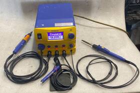 3-station Hakko Fm-206/fm-2024/fm-2029/2027 Soldering Iron Desoldering Smd Rework Fm206 Read