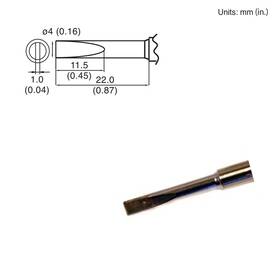 T15-dl4 Hakko Soldering Tip