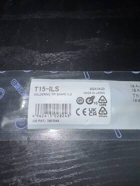 T15-ils Hakko Soldering Tip Shape -ils