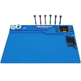 Hengtianmei 414744970611 Heat Insulation Silicone Repair Mat With Scale Ruler And Screw Position For S