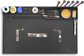 Hengtianmei 711181363340 Hengtianmei-203 Black Magnetic Repair Work Mat Heat Resistant Large Silicone Sol