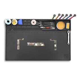 Hengtianmei 784121416420 Htm-203 Black Magnetic Repair Work Mat Heat Resistant Large Silicone Soldering M