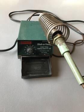 1520 Hexacon Electric Temp Controlled Dial-a-temp Soldering Iron Station Vintage U.s.a