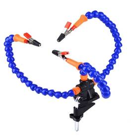 Hobbyinn 694610099082 Solder Helping Hands Clamp Station Soldering Third Hand Tool 3pcs Flexible Ar