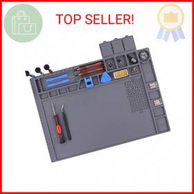 Hp-02g Hpfix Premium Heat Resistant 932 F Magnetic Soldering Mat 17.3ftft X 11.8ftft Electronics