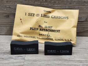 Ideal L-2925 Industries Carbons. For 12-067 Plier Attachment 1 Set.. New
