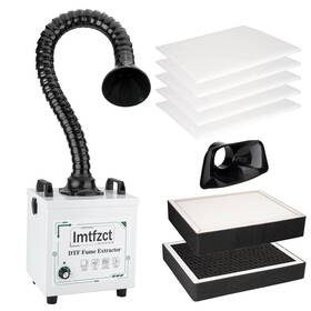 100w Imtfzct 755086461367 Solder Fume Extractor Dtf Smoker Purifier Low-noise 3-stage Filters
