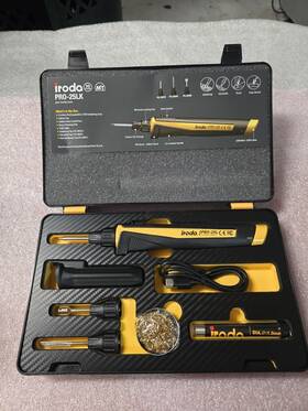 Pro25lk Iroda Pro-25lk Rechargeable Battery Soldering Iron Kit Cordless 600 C / 1112 F