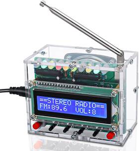 Gy20384 Is Fm Radio Kit Icstation Soldering Projects With Led Flashing Lights 87
