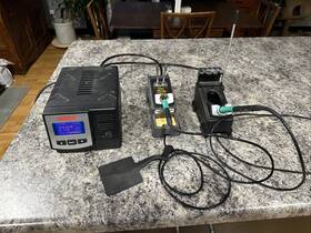 Dm-1a Jbc Solder Station 4 Tool Control 2 Stands T245 Handles Tips 1 Pad