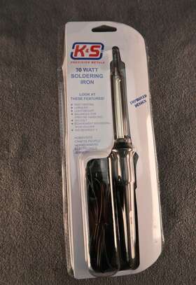 K & S 614121003002 And 30-watt Soldering Iron With Holder - New In Package Upc