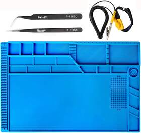 S-180 Kaisi 760960440376 Large Silicone Soldering Mat Magnetic Repair Work Heat Resistan