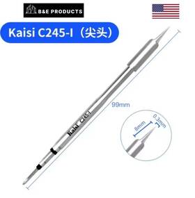 C245-i Kaisi 922297059704 T245 Solder Iron Pointed Tip C245 Series Best For Aifen And Sugon