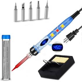 Yl-sx2-blue-1 Klarytyma Soldering Iron Kit 80w Lcd Screen Portable Digital Electronic