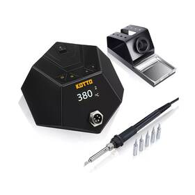 Kt-st-009 Kotto Digital Soldering Station Kit Kt-68p 60 Watt Oled Includes Everything New