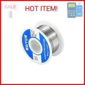 Maiyum 765470166709 63-37 Tin Lead Rosin Core Solder Wire For Electrical Soldering 1.0mm 50g