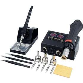 8898 Mefix 721678303148 Portable 2 In 1 Soldering Iron Station Smd Hot Air Rework