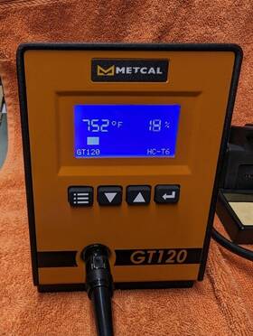 Gt120hp-t6 Metcal Soldering Station Gt120 With Psu Stand And Tip