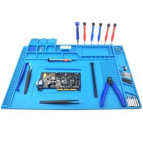 Mypouos 757173619767 Heat Insulation Silicone Repair Mat With Scale Ruler And Screw Position For S