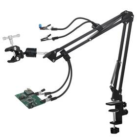 Fs-ss2m-bk Noevsbig Helping Hands 30.7 Inch Soldering Clamp With 2.16-inch Jaw Opening Super W