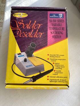 Sa-572 Ok Industries Soldering Station - 230vac Nib