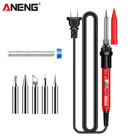 Sl105 Onestop-stores 445031192110 Electric Soldering Iron Professional Digital Display Adjustable Temperatur
