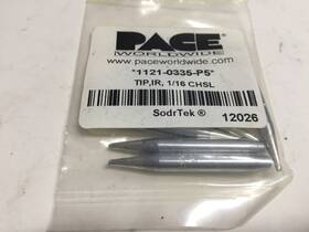 1121-0335-p5 Pace Sodrtek Chisel 1/16 Ir Soldering Tips Pkg Of 5