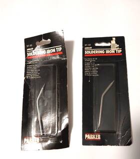 St-50 Parker Si-30 2 Soldering Iron Tip Angled For Gun Nos