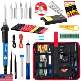 B07gtgglxn Plusivo Soldering Iron Kit 60w 5 Tips 21-in-1