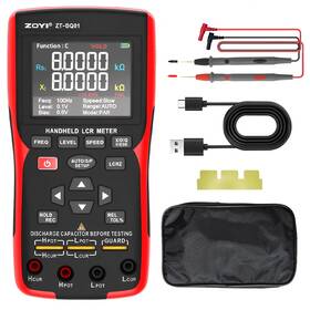 Zt-dq01 Qdtimes Dq01 Lcr Meter Handheld Digital Bridge Capacitance Resistance Inch