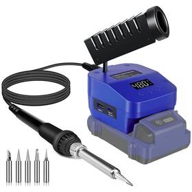 Qsdxnydc 768383319996 Cordless Soldering Iron Station Tool For Kobalt 24v Battery Portableelectric
