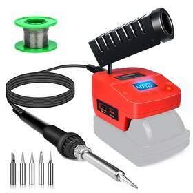 Qsdxnydc 768510995499 Cordless Soldering Iron Station Tool For Milwaukee M18 18v Battery Portable E