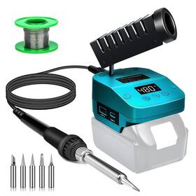 Qsdxnydc 768510995529 Cordless Soldering Iron Station Tool For Makita18v Lxt Battery Portableelectr