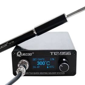 T12-956 Quecoo 703931546059 Oled Digital Soldering Station With T12 Electronic Iron Tip
