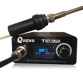 Quicko 703931545960 T12 Soldering Iron Station Oled Display Temperature Controller Electronic Wel