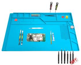 Soldermat55x35 Ravetone Magnetic Silicone Soldering Mat 21.8 Inch X 13.8 Electronics Work Premium Hea