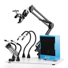Sainsmart 816550029923 Magnetic Helping Hands Soldering With Solder Fume Extractor 360 Hot Air Gun