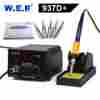 Sale937d Rework Soldering Station Jp Heater Iron Welding Solder Smd Tool 5 Tips