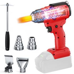 B0f8qpv2nq Samvinor Milwaukee Cordless Heat Gun 18v 350w 1022 F Soldering Hot Air Kit With Nozzl
