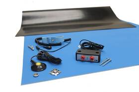 Scientific Americas 2050-24x48bb Rubber Esd Anti-static High Temperature Soldering Mat Kit-24 Inch X 48 2ftx 4ft