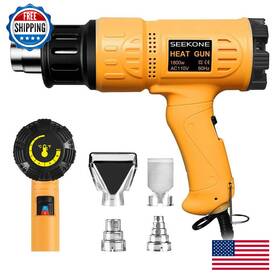 B078s5qmfg Seekone 1800w Heat Gun 122-1202 Hot Air With 4 Nozzles