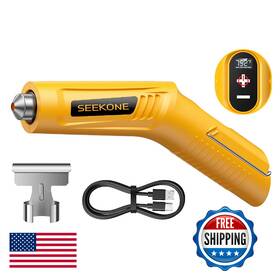 B0fmrhw5pg Seekone Mini Cordless Heat Gun With 4-temp Settings Up To 752 F And Memory Fun