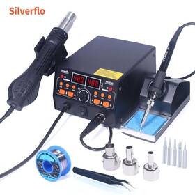 Silverflo 902d-iii 2-in-1 Soldering Iron Rework Station Solder Desoldering