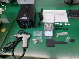 Silverflo 974443675177 948 Desoldering Station Vacuum Suction Tin Gun 90w Soldering Kit Tools