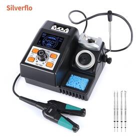 Silverflo 982pro C210 Digital Precision Soldering Station Kit Lcd Iron / Tweezer