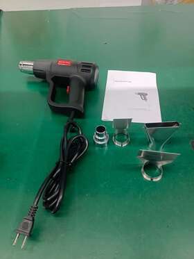 Silverflo F-gf-001 2000w Heat Gun Hot Air Wind Blower 4 Nozzles Rework Station