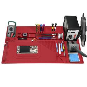 932f Sivias 658361849525 Fully Functional Silicone Soldering Mat Heat Resistant Oversized Electronic