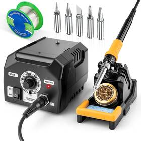 936-ai Siziviki Upgraded Soldering Station Kit - Fast Heating With Esd Safe Design 5 Replace