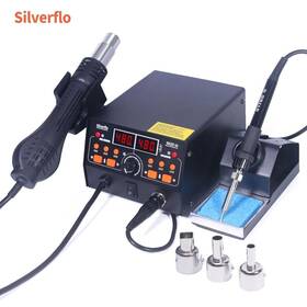 Sliverflo 902d-ii Silverflo Soldering Iron Hot Air Gun Rework Station 750w