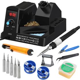 Mh6618 Sremtch 100w Soldering Station Digital Display Iron Kit 12-in-1